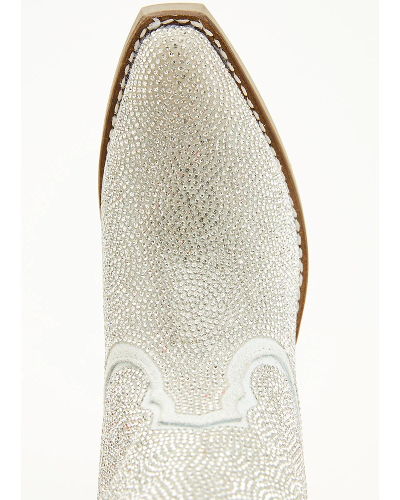 Dingo Girls' Silver Dollar Embellished Western Boots - Snip Toe