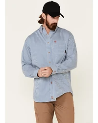 Ariat Men's FR Striped Long Sleeve Button Work Shirt