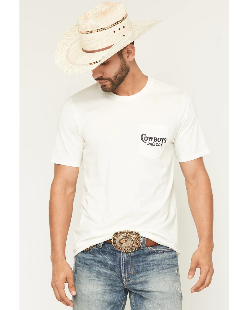 Sendero Provisions Men's Cowboys Don't Cry Short Sleeve Graphic T-Shirt