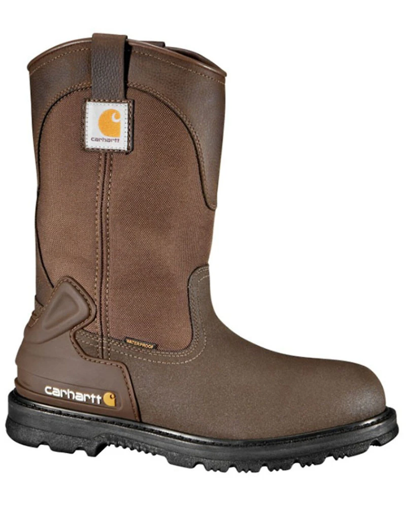 Carhartt 11" Bison Waterproof Mud Wellington Work Boots - Steel Toe