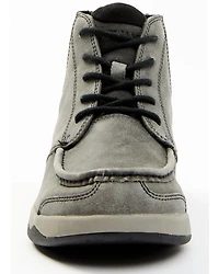 Cody James Men's Trusted Glacier Lace-Up Casual Chelsea Boots - Moc Toe