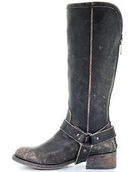 Corral Women's Distressed Harness Western Boots - Round Toe