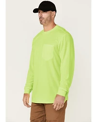 Hawx Men's Enhanced Visibility Long Sleeve Work T-Shirt