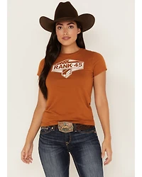 RANK 45® Women's Logo Short Sleeve Graphic Tee