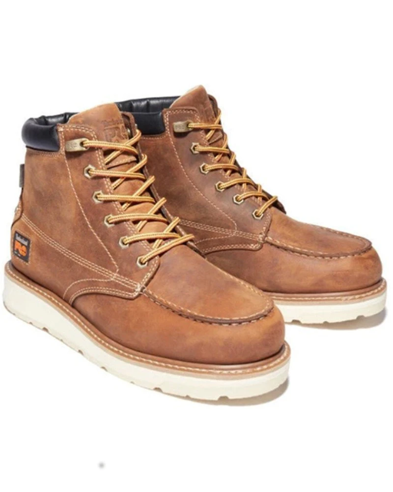 Timberland Pro Men's Gridworks 6" Waterproof Moc Work Boots - Alloy Toe