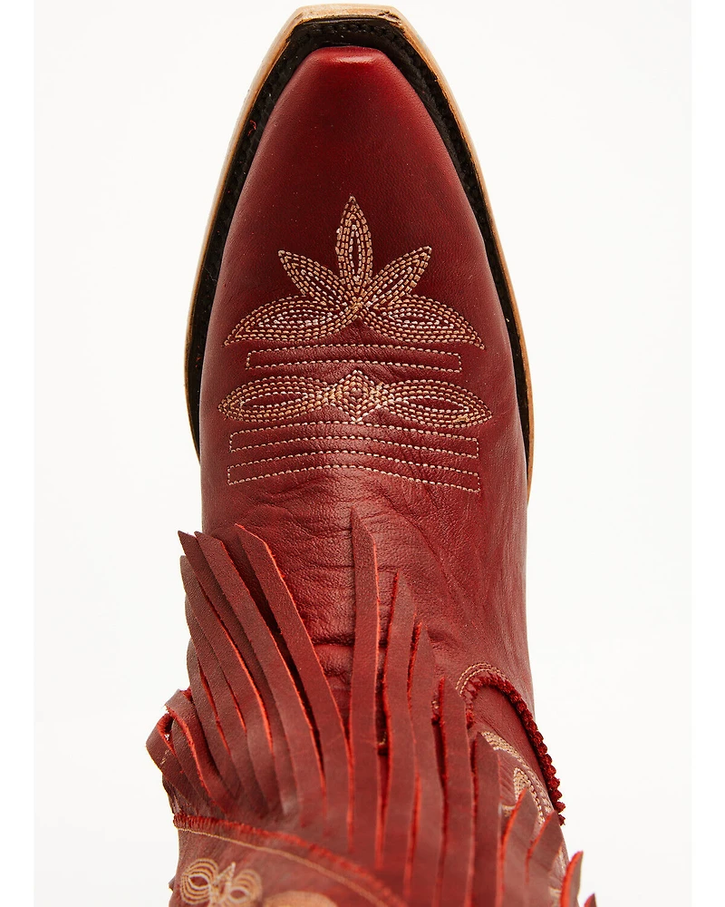 Lane Women's Senita Falls Fringe Tall Western Boots - Snip Toe