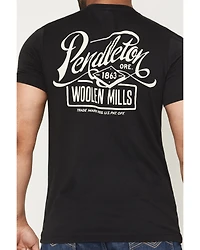 Pendleton Men's Script Logo Short Sleeve Graphic T-Shirt