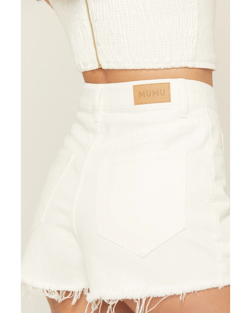 Show Me Your Mumu Women's Statesboro Denim Mini Skort