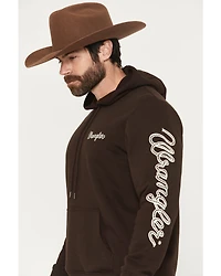 Wrangler Men's Rope Sleeve Logo Hooded Sweatshirt