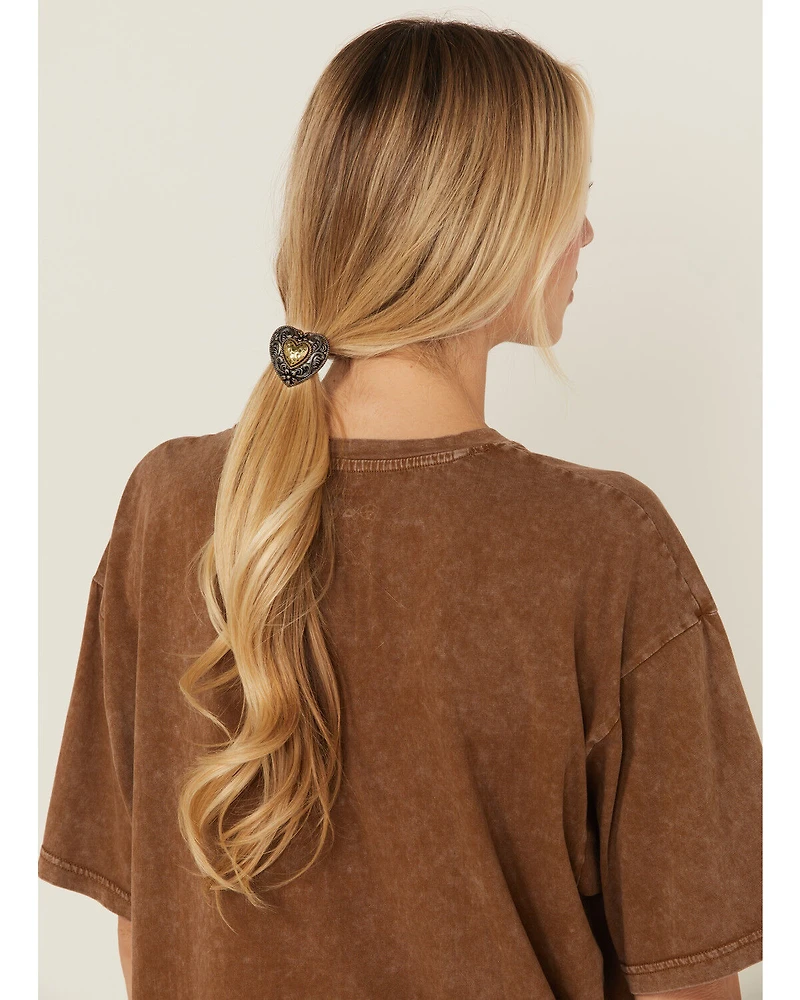 Shyanne Women's Heart Ponytail Holder