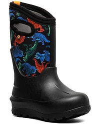 Bogs Boys' Neo-Classic Real Dino Rubber Boots - Round Toe
