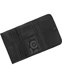 American West Women's Tri-Fold Wallet with Snap Closure
