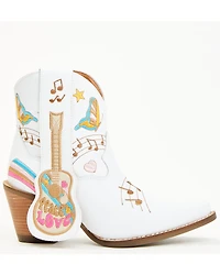 Dingo Women's Melody Short Western Boots - Round Toe