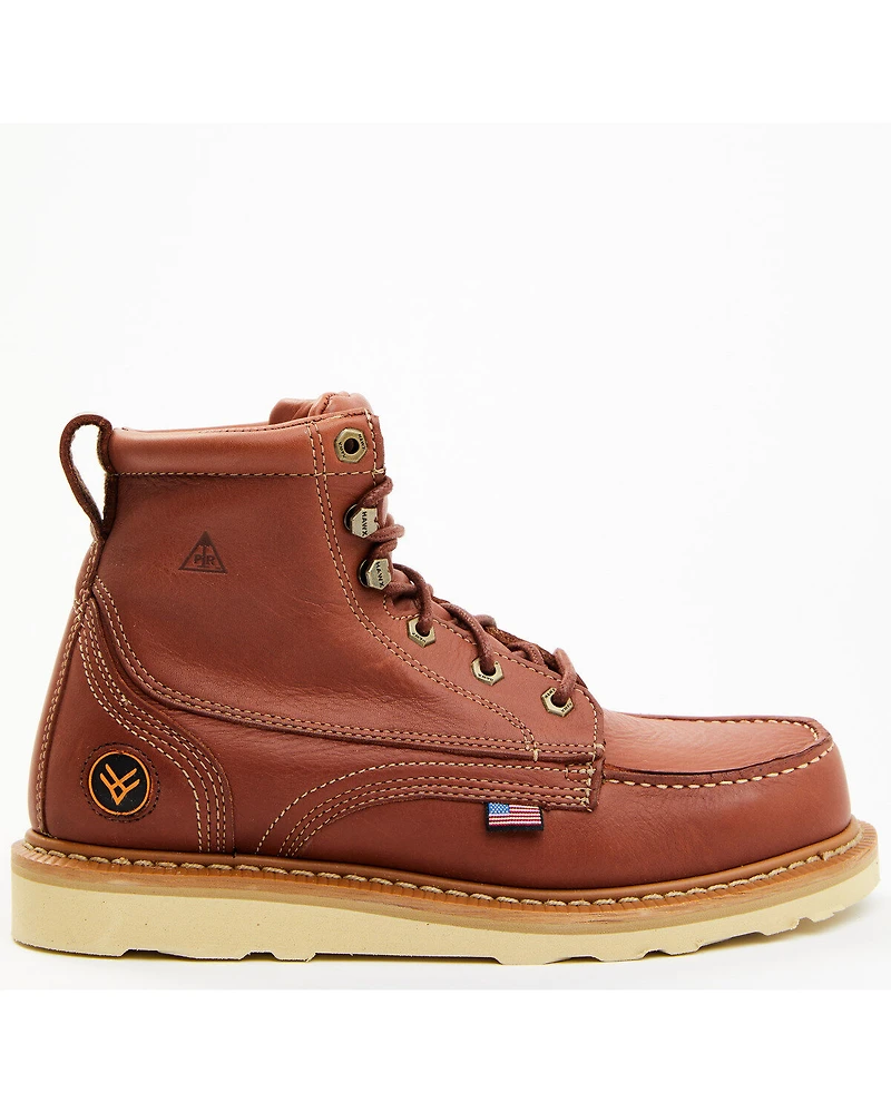 Hawx Men's USA Moc Wedge Value Work Boots - Soft Toe