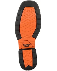 Georgia Boot Men's Carbo-Tec LT Waterproof Western Work Boots - Steel Toe