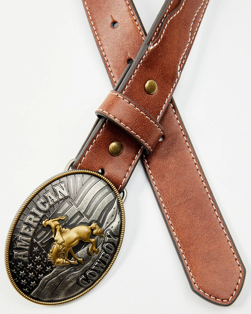 Cody James Boys' Caleb American Cowboy Buckle Belt