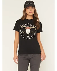 Troll Co Women's SBC Longhorn Short Sleeve Graphic Tee