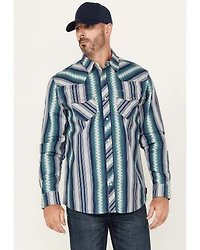Cody James Men's FR Mesa Printed Long Sleeve Pearl Snap Western Work Shirt