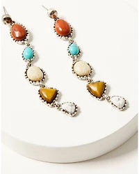 Shyanne Women's Americana Multi-Stone Earrings