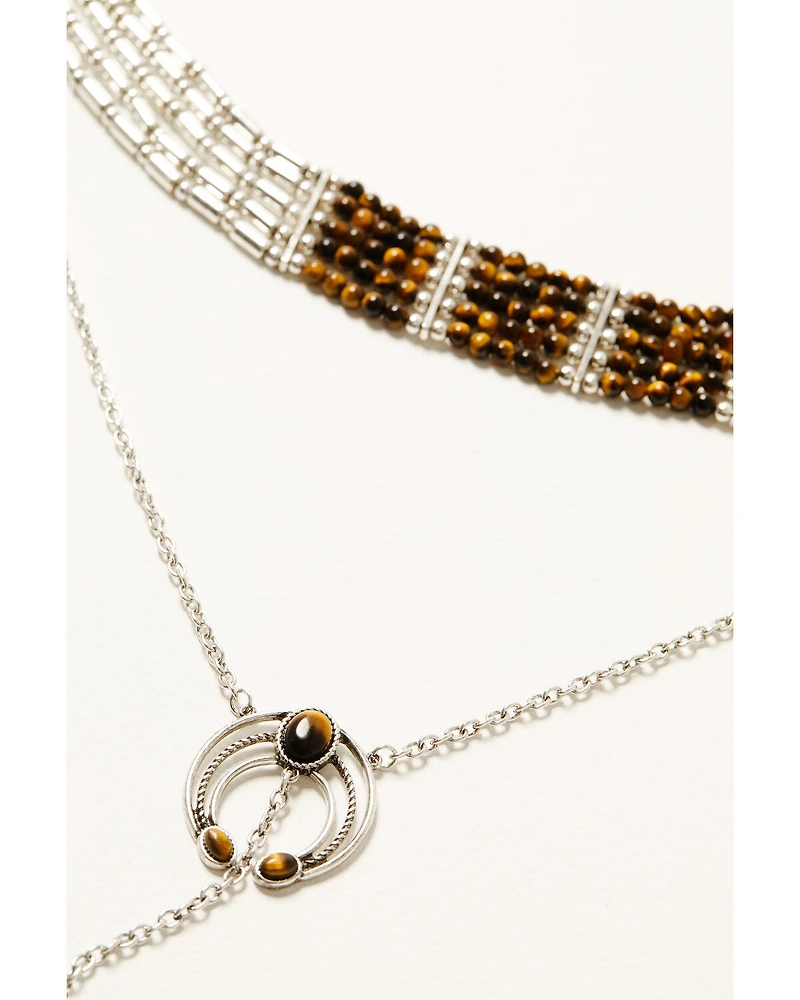 Shyanne Women's Juniper Sky Choker Necklace