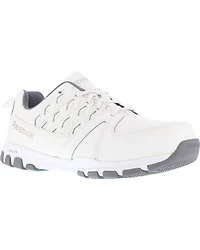 Reebok Men's Leather and MicroWeb Athletic Oxfords - Steel Toe