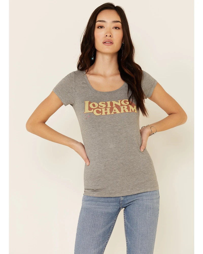 Idyllwind Women's Losing Charm Trustie Short Sleeve Graphic Tee