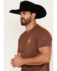 RANK 45® Men's Jarred Southwestern Logo Short Sleeve Graphic T-Shirt