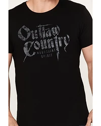 Moonshine Spirit Men's Outlaw Short Sleeve Graphic T-Shirt
