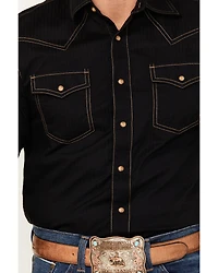Wrangler Retro Men's Solid Long Sleeve Snap Western Shirt
