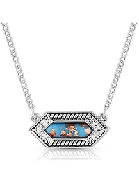 Montana Silversmiths Women's Miner's Cobalt Turquoise Necklace