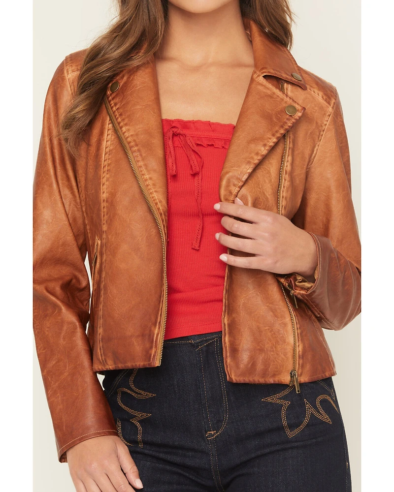 Stoosh Women's Leather Jacket