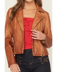Stoosh Women's Leather Jacket