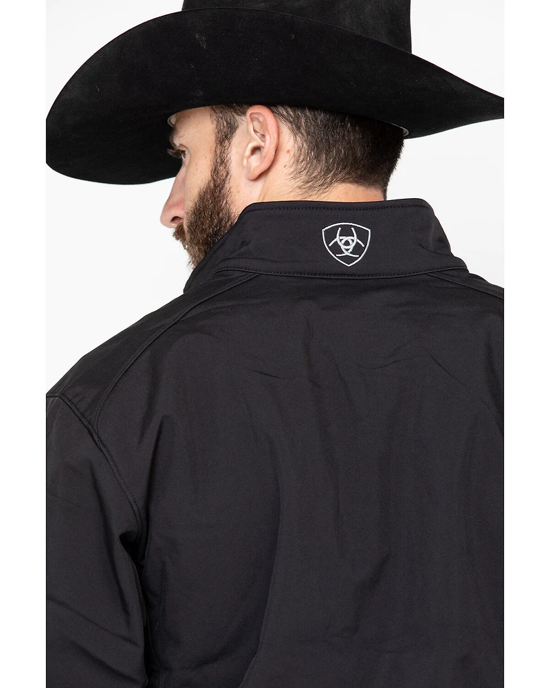 Ariat Men's Black Logo 2.0 Softshell Jacket - Tall