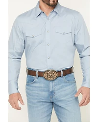 Gibson Trading Co Men's Campfire Solid Long Sleeve Snap Stretch Western Shirt