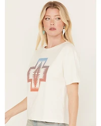 Pendleton Women's Cropped Deschutes Short Sleeve Graphic Tee