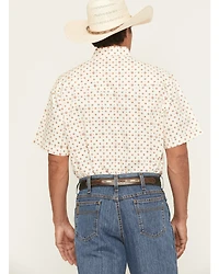 Ely Walker Men's Boot Barn Exclusive Geo Print Short Sleeve Snap Western Shirt