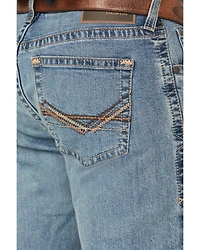 Ariat Men's M2 Logan Bennet Medium Wash Relaxed Bootcut Stretch Denim Jeans