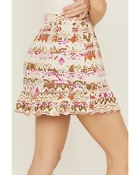 Shyanne Women's Abstract Southwestern Print Skirt