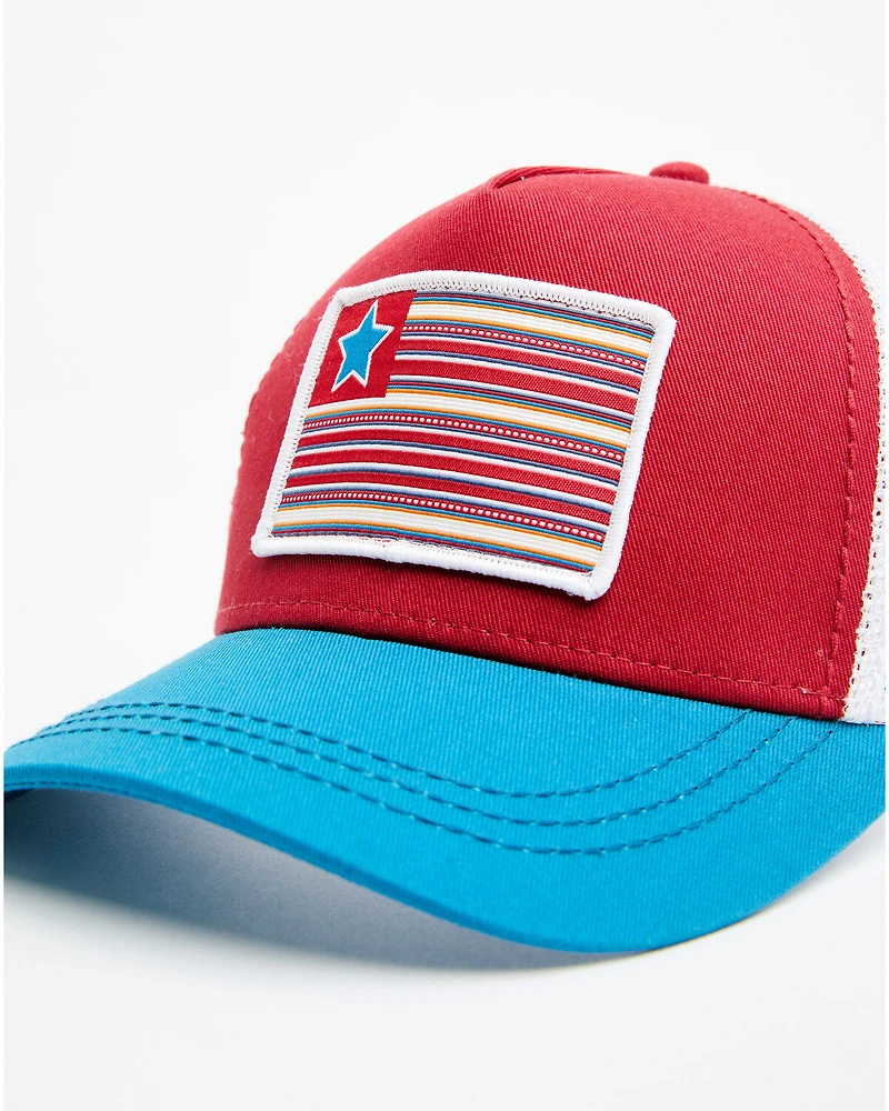 Cruel Girl Girls' Flag Patch Ball Cap