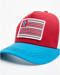 Cruel Girl Girls' Flag Patch Ball Cap