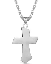Montana Silversmiths Men's Inner Light Turquoise Cross Necklace