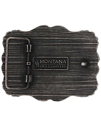Montana Silversmiths Framed Longhorn Attitude Buckle