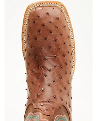 Justin Men's Chisolm Exotic Ostrich Western Boots