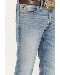 Ariat Men's M4 Orleans Abel Light Wash Stretch Relaxed Straight Jeans
