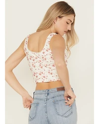 Shyanne Women's Floral Print Corset Top