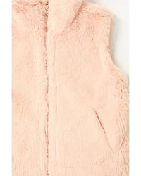 Urban Republic Toddler Girls' Solid Faux Fur Vest