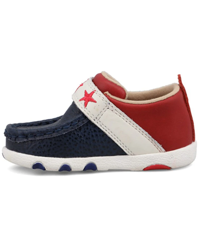 Twisted X Toddler Boys' Patriotic Driving Mocs