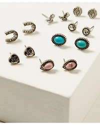 Shyanne Women's Cowgirl Earrings Set - 11 Piece