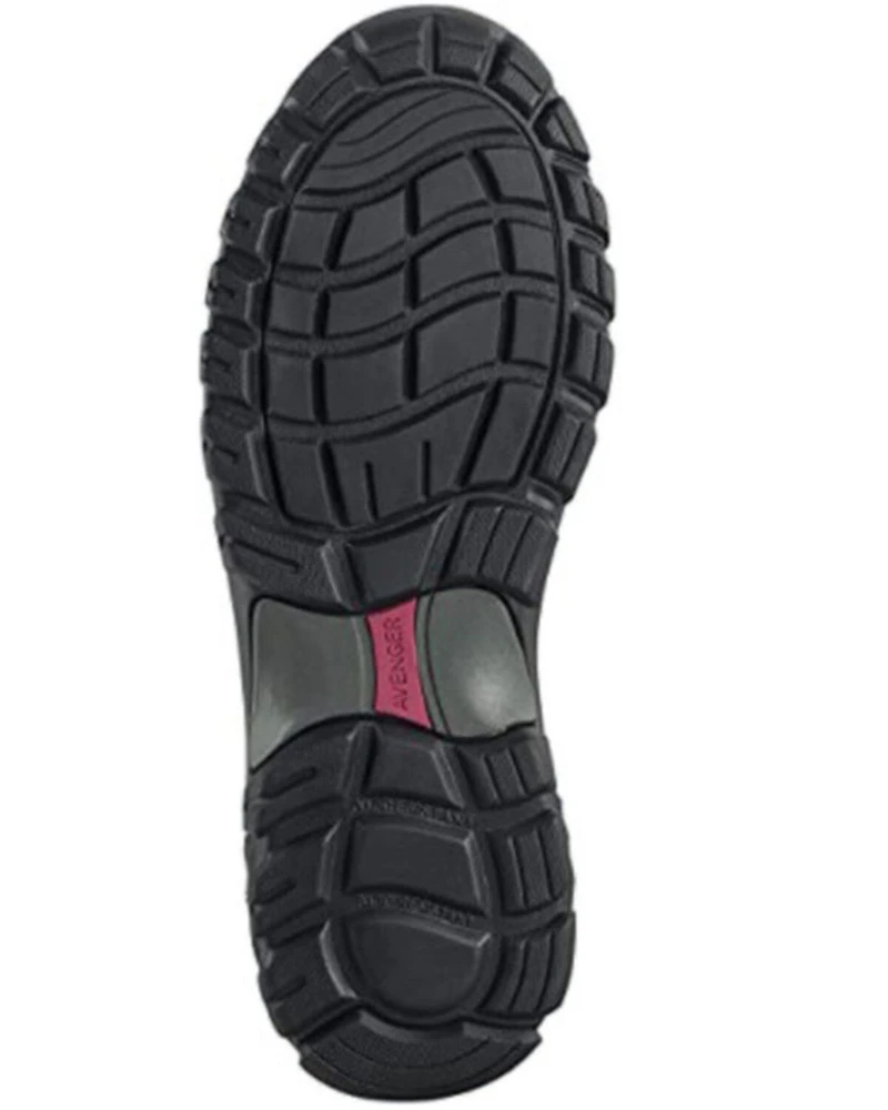 Avenger Women's Flight Brown Work Shoes - Alloy Toe