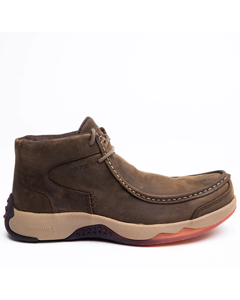 Cody James Men's Low Cut Casual Driver Work Boots - Composite Toe